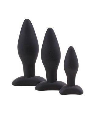 KIOTOS X Kiotos Silicone Butt Plug Set 3 Stuks Met Verschillende Maten 8-13 cm