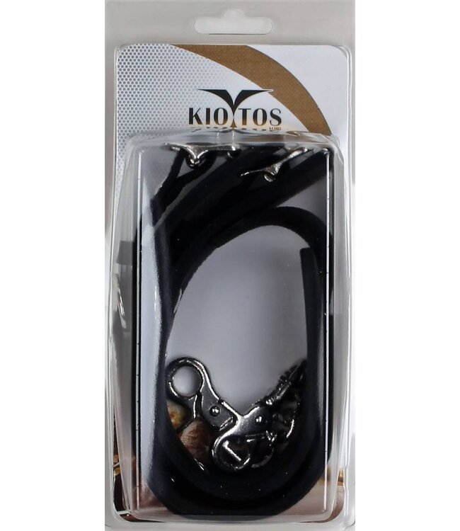 KIOTOS X Deluxe Silicone Anklecuffs with Silver Buckle by Kiotos