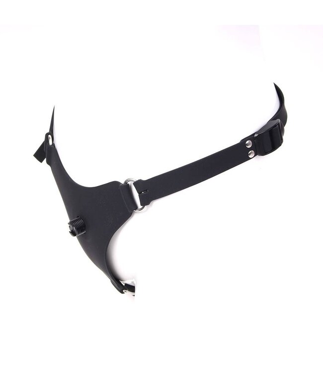 KIOTOS X Kiotos X Zwarte Siliconen Strap-On Dildo 12 cm Met Structuur