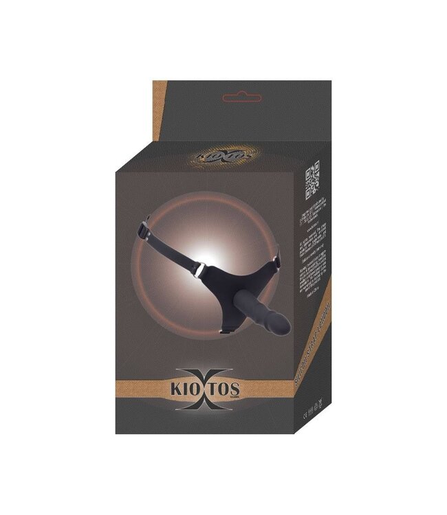 KIOTOS X Kiotos X Silikon-Strap-On-Dildo Schwarz 14 cm – Weich & Aufregend