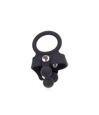 KIOTOS X Verstelbare Silicone Balstretcher Met Gewichtjes En Cockring Kiotos X