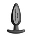 ElectraStim ElectraStim Silicone Noir Large Handsfree E-Stim Buttplug Met Geribbelde Textuur