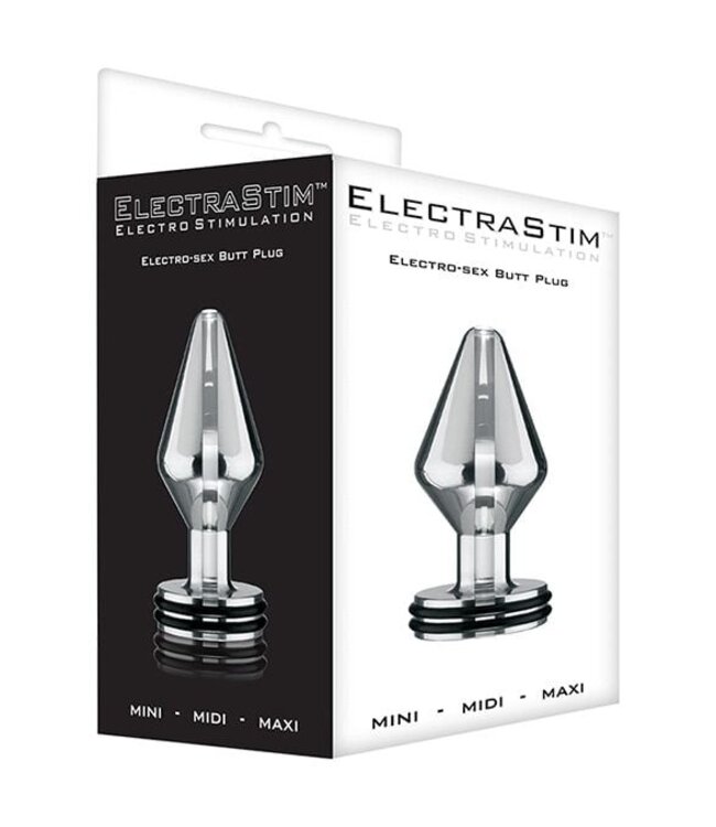 ElectraStim ElectraStim Midi Aluminium Buttplug M Met Elektrostimulatie Voor Anaal Comfort