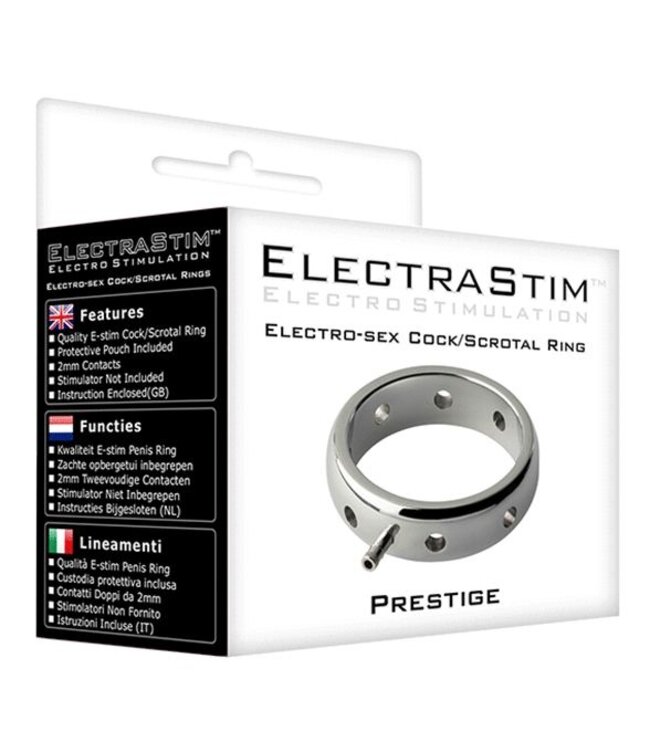 ElectraStim ElectraStim 50mm Chirurgisch Stalen Cockring Met Unipolaire Elektrode
