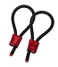 ElectraStim ElectraStim Rubberen Electro Loops Met Verstelbare Aluminium Hendels Rood