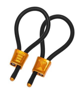 ElectraStim ElectraStim Unipolar Rubber Cockrings Met Aluminium Hendel - Prestige Series