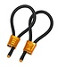 ElectraStim ElectraStim Unipolar Rubber Cockrings Met Aluminium Hendel - Prestige Series