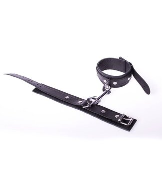 Kiotos Leather Kiotos Basic Black Adjustable Ankle Cuffs - Durable & Comfortable