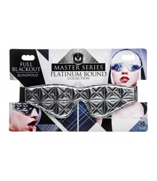 Master Series Neopreen Blinddoek Met Elastische Riem Voor Comfortabele Volledige Verduistering