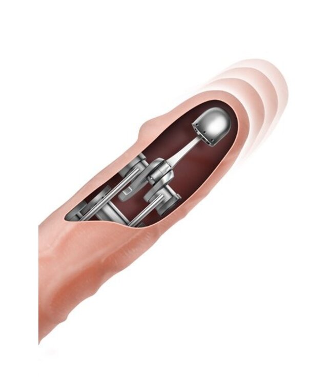 Real Body Magic Ram Vibrator - Lifelike with Remote & 12 Powerful Functions