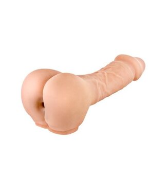 Real Body Phthalate-Free 18cm Two-in-One Dildo & Penis Enhancer for Extra Pleasure