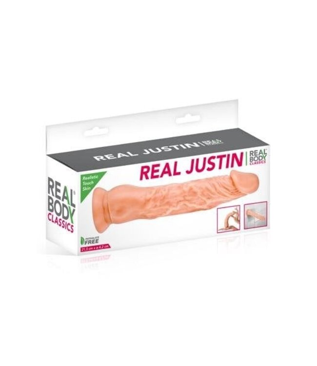 Real Body Real Body Dildo 21,5 cm Met Zuignap, Zacht En Realistisch