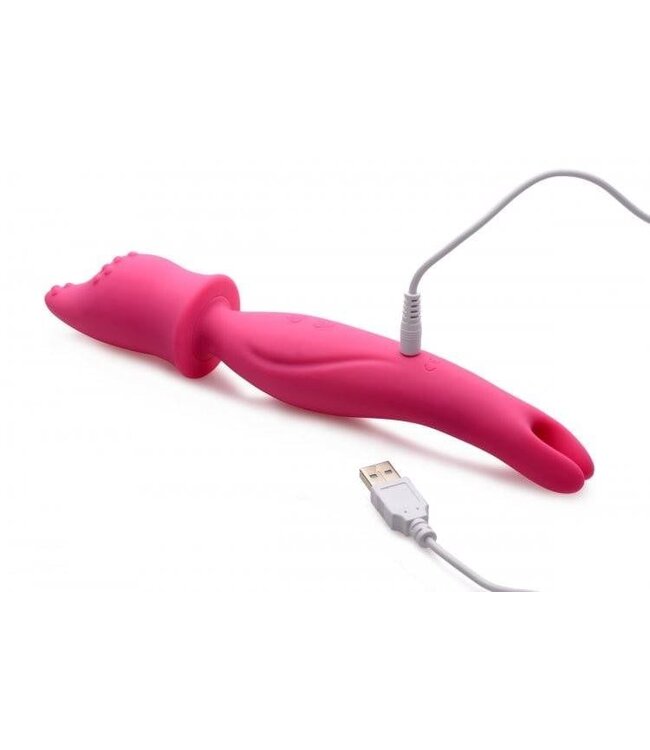 Dual Diva 2-in-1 Silikon-Massagegerät | Vielseitige Vibration und Entspannung