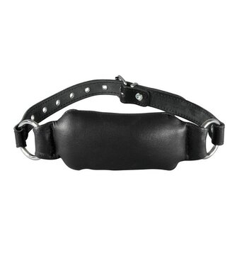 Kiotos Leather Kiotos Gag me Schwarz – Eleganter Leder-Mundknebel für abenteuerliche Paare