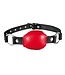 Kiotos Leather Soft Leather Silence Gag with O-Rings - Adjustable Bondage Mouthpiece