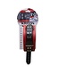 Kiotos Leather Durable Red Leather Collar with Studs | Adjustable & Comfortable 6.5cm