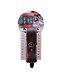 Kiotos Leather Durable 5cm Red Leather Collar with D-Ring and Soft Lining - Kiotos