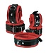 Kiotos Leather Robustes Nieten-Lederhalsband 5 cm mit D-Ring – Kiotos, 42 cm lang