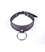 Kiotos Leather Elegantes Kiotos-Halsband aus nachhaltigem Leder mit O-Ring für Accessoires