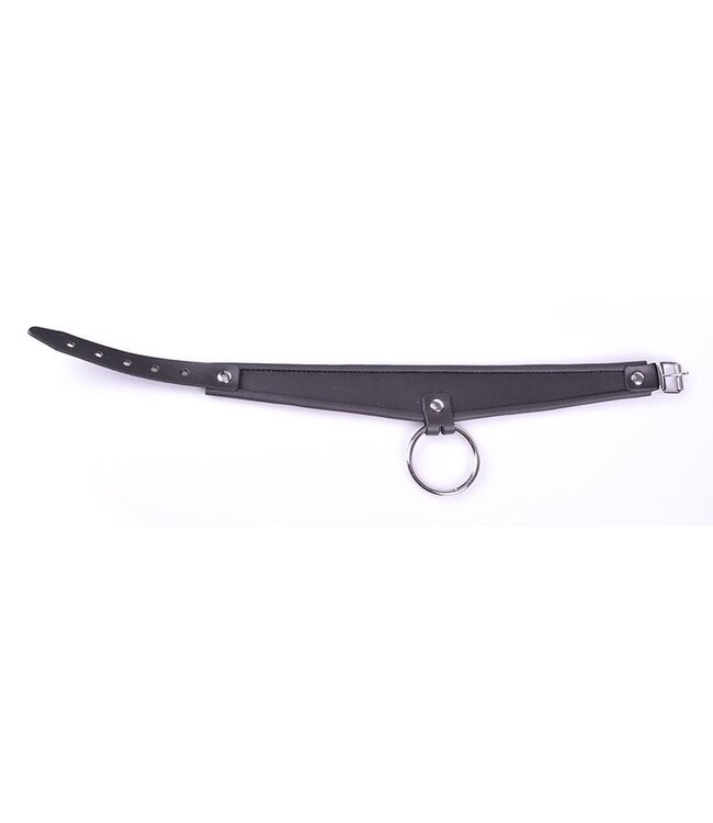 Kiotos Leather Elegantes Kiotos-Halsband aus nachhaltigem Leder mit O-Ring für Accessoires