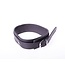 Kiotos Leather Red Leather Black Basic Collar with D-Ring | Kiotos Quality Design