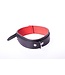 Kiotos Leather Durable Red Cowhide Leather Collar with D-Ring - Stylish & Functional