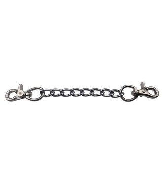 Kiotos Leather Vielseitige Edelstahl-Kette 15 cm mit Karabinerhaken für kreative Anwendungen