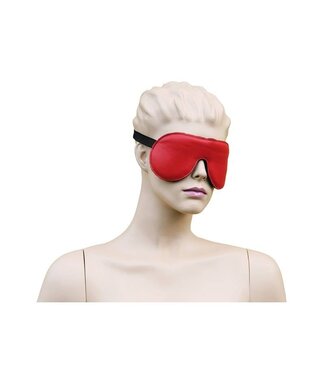Kiotos Leather Kiotos Leather Eyemask Elastische Zachte Blinddoek In Rood