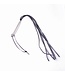 Kiotos Leather Kiotos Slim Whip Black | Luxury Leather Whip for Sensational Play