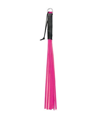 Kiotos Leather Kiotos Handy Whip Pink - 56cm Leather Handle, 16 Durable Strands