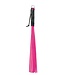 Kiotos Leather Kiotos Leather 56 cm Zweep met Leren Handvat en 16 Strengen - Roze