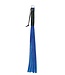 Kiotos Leather Kiotos Handy Peitsche Blau – 56 cm mit Ledergriff und 16 Strängen