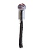 Kiotos Leather PVC Lover Flogger - 60 cm with Leather Handle for Exciting Adventures