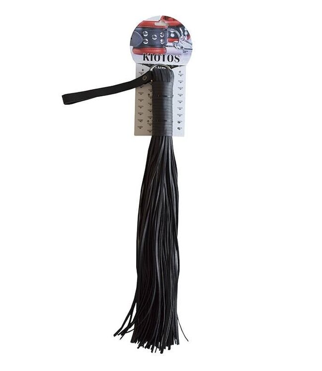 Kiotos Leather Kiotos Leather Flogger Met 100 Zachte Lederen Strengen En Polsbandje