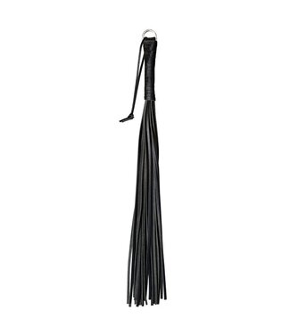 Kiotos Leather Xavier 24-Strand Leather Whip - 50 cm for Dominant Pleasure Play