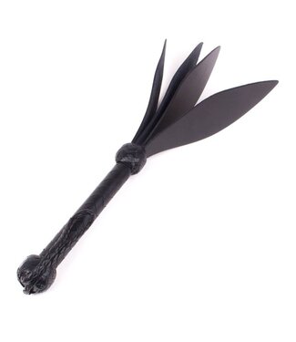 Kiotos Leather Kiotos 3-Fold Black Leather Spade Slapper - Strong & Durable