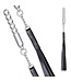 Kiotos Leather Elegant Rotating Leather Whip with 18 cm Aluminium Dildo for BDSM