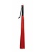 Kiotos Leather Rode Lederen Zweep Met 24 Riemen En Comfortabele Grip 60 cm