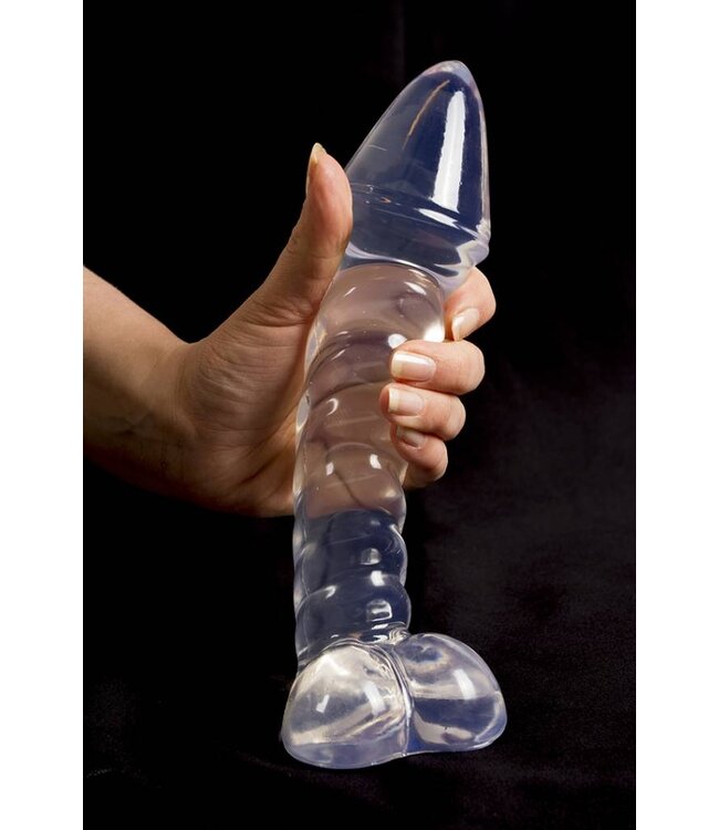 Dinoo Dinoo Trans Silicone Dildo 24 cm Met Puntige Eikel En Veilige Materiaal
