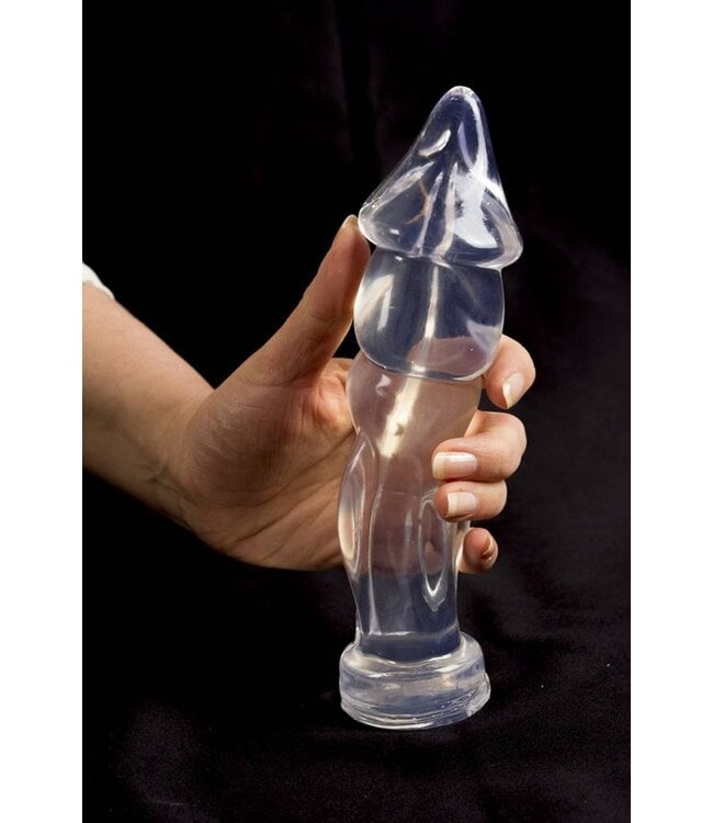 Dinoo Dinoo Dildo Trans 22 cm Met Dubbele Schokken En Ergonomische Schacht