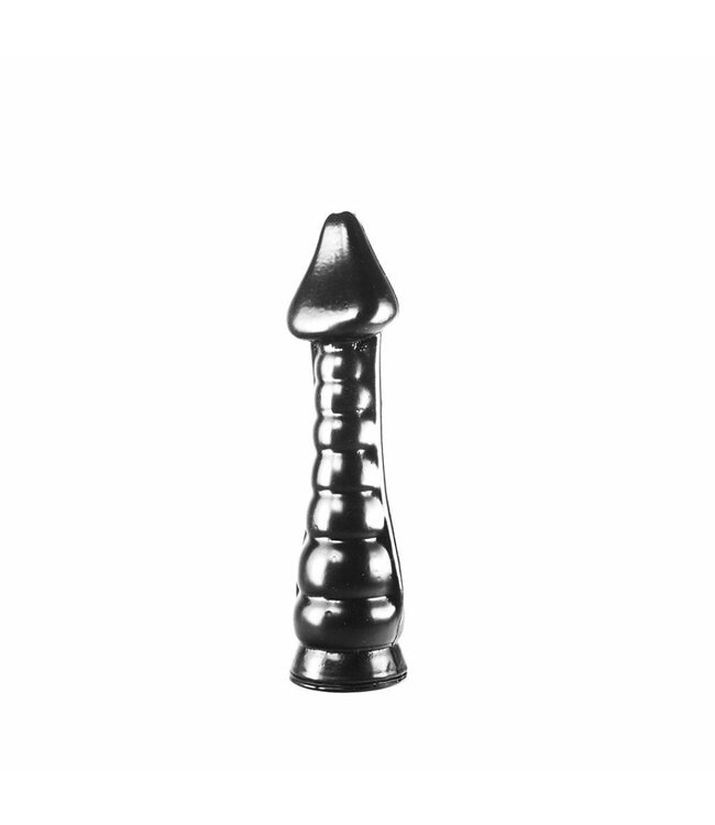 Dinoo Prenocep 25cm Ribbed Dildo - Pointed Pleasure Toy with Cover