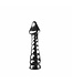 Dinoo Prenocep 25cm Ribbed Dildo - Pointed Pleasure Toy with Cover