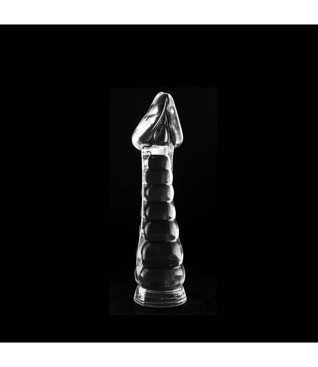 Dinoo Prenocep Dildo Trans 25 cm – Spitz & gerippt für intensives Vergnügen