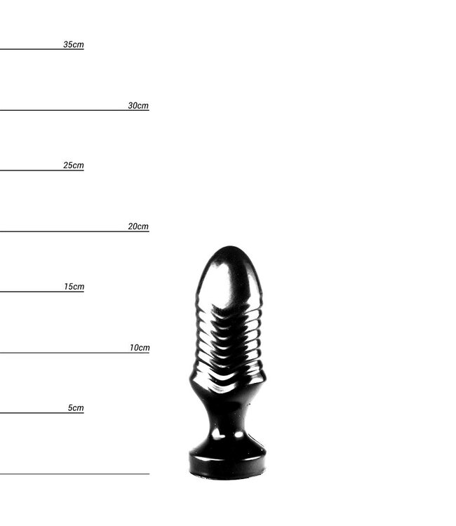 Dinoo Rugops Ribbed Butt Plug 18 cm | Safe, Beginner-Friendly Pleasure Toy