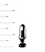 Dinoo Rugops Buttplug mit Rillen 18 cm | Sicher, anfängerfreundlich & hygienisch