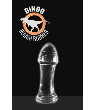 Dinoo Dinoo Ribbelige Silicone Dildo Trans 21,5 cm Met Stevige Eikel