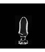 Dinoo Dinoo Butt Plug Trans 23 cm Voor Gevorderden Met Unieke Ribbons Veilig Gebruik