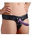 Strap U Verstelbaar Dildo Harnas Met Brede Klittenband En O-Ring