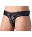 Verstellbarer Domina Strap-On-Harness mit breiten Riemen für maximalen Komfort