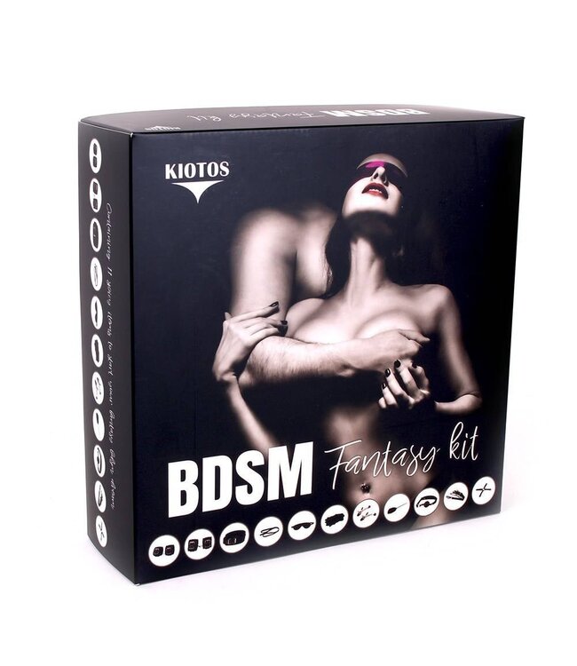 Kiotos Kiotos Complete Elfdelige Bdsm Fantasy Bondage Kit Zwart Met Accessoires